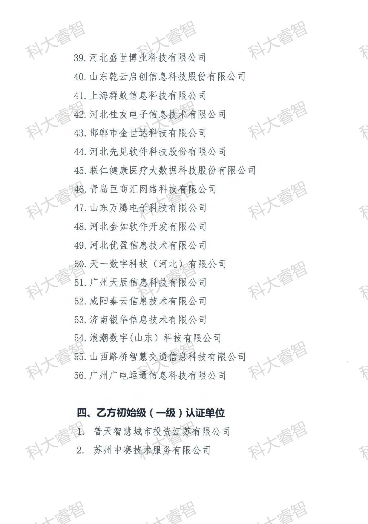 189家！科大睿智多家服务企业上榜DCMM贯标等级公示名单-DCMM认证-DCMM咨询9