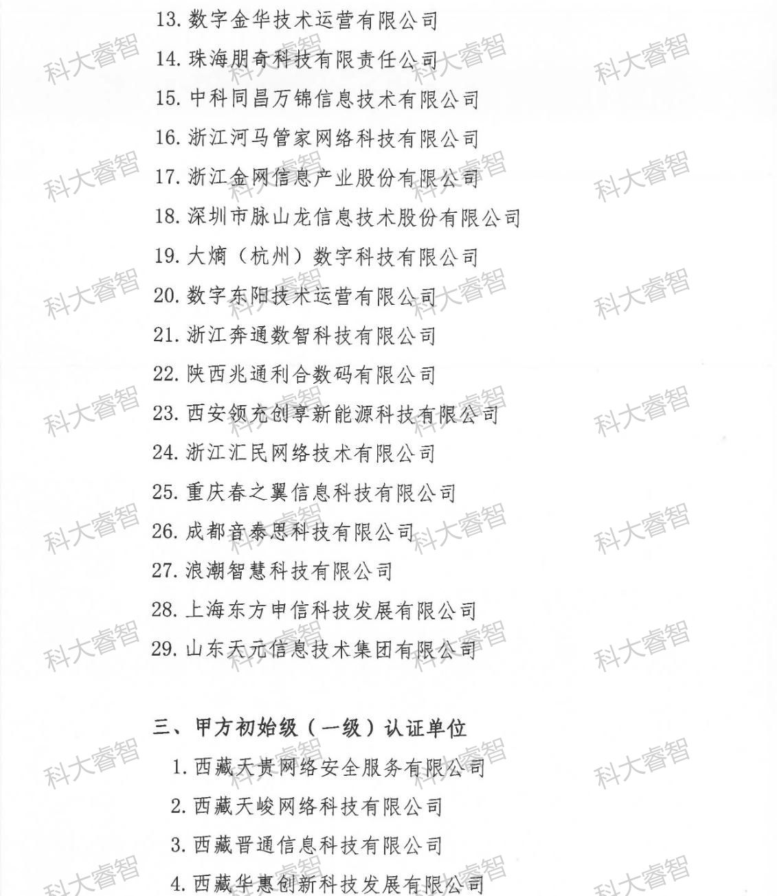 祝贺科大睿智服务企业上榜第8批DCMM公示名单-DCMM认证-DCMM咨询7